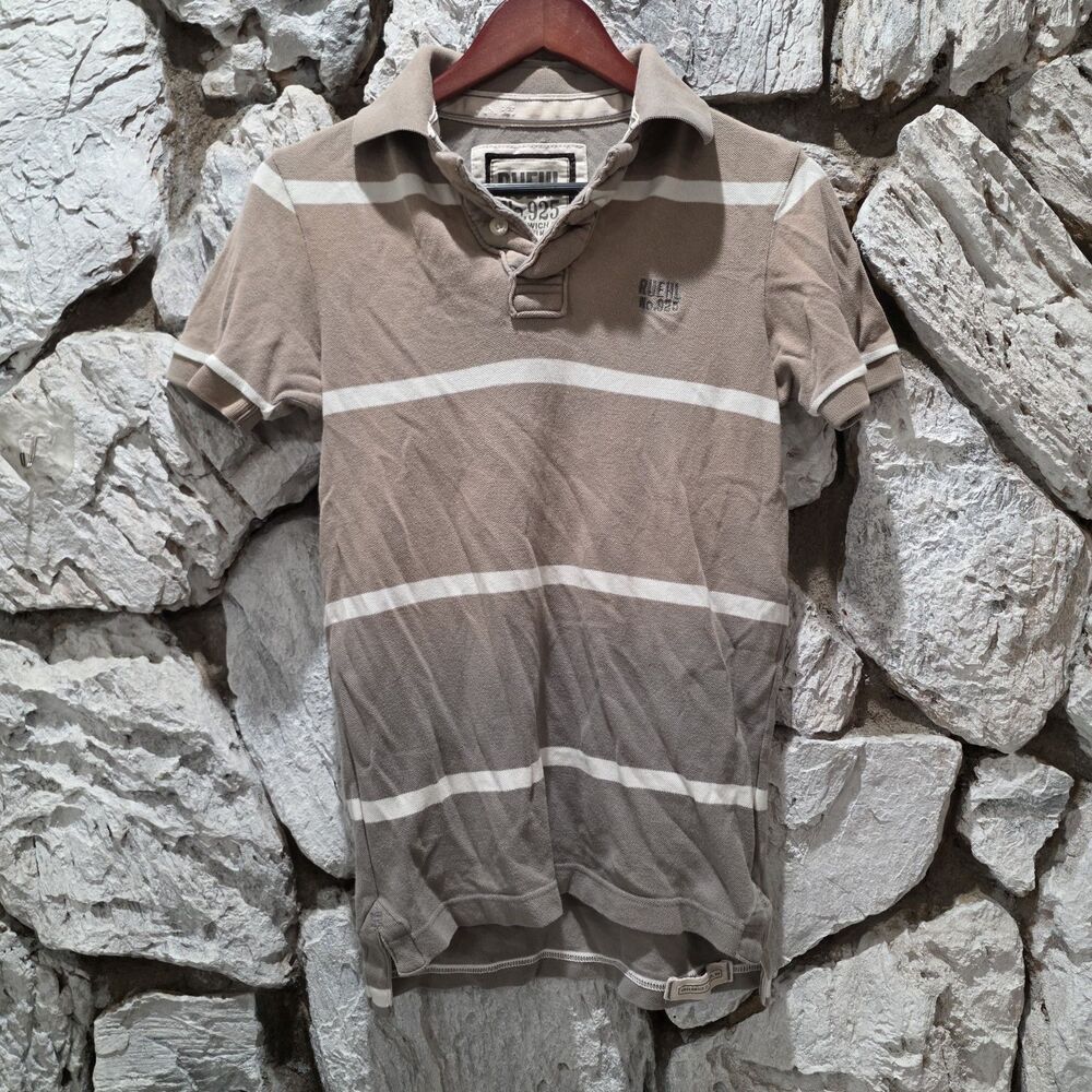 Ruehl No 925 Abercrombie Vintage Y2K Stripped Polo Ombre Men S Small 100% Cotton